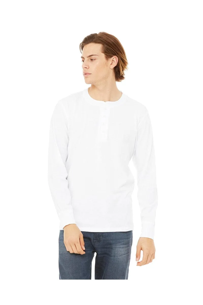 Bella Canvas 3150: Men's Long Sleeve Henley